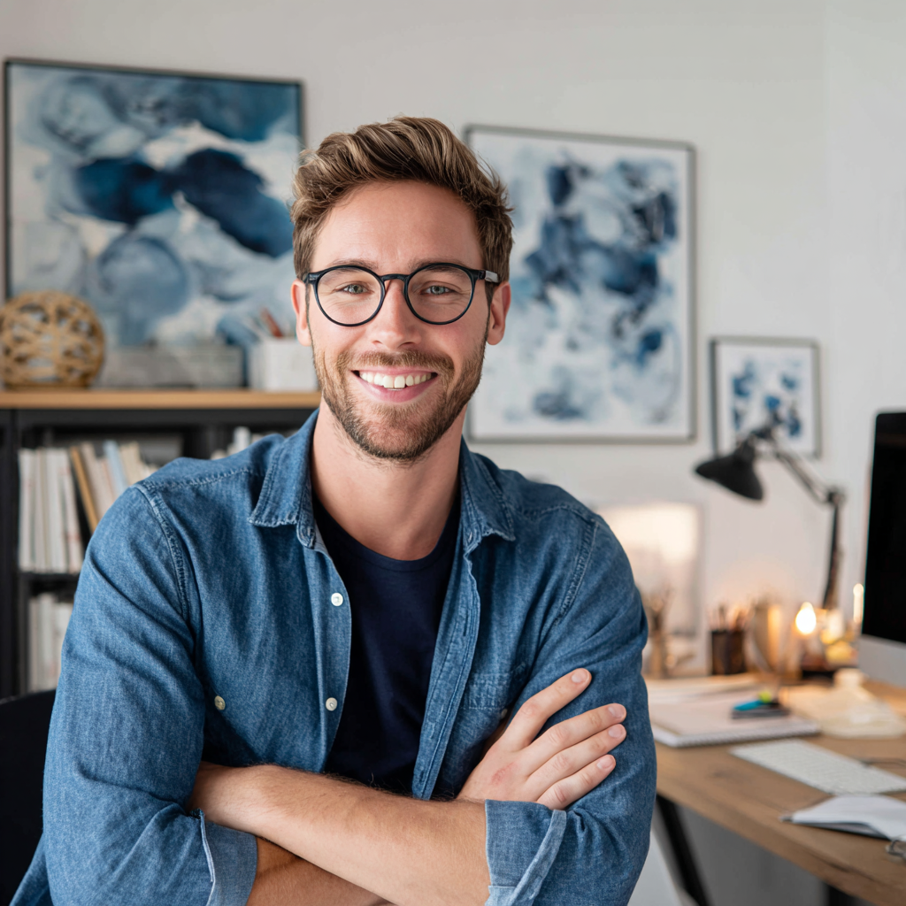 Man looking happy after researching £1500 loan frequently asked questions